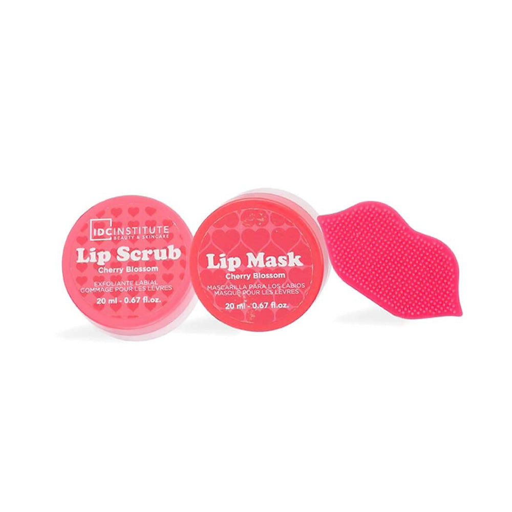 IDC Institute Cherry Kisses Cherry Blossom Lip Set – Σετ Περιποίησης Χειλιών 4 Τμχ