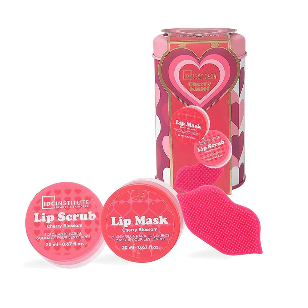 IDC Institute Cherry Kisses Cherry Blossom Lip Set – Σετ Περιποίησης Χειλιών 4 Τμχ