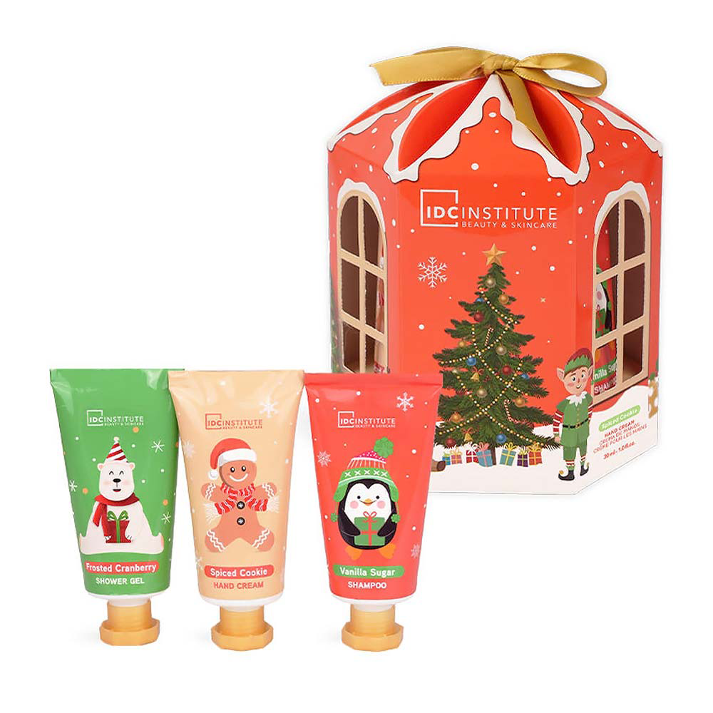 IDC Institute Christmas Box Trio Set – Χριστουγεννιάτικο Σετ Περιποίησης 3 Τμχ