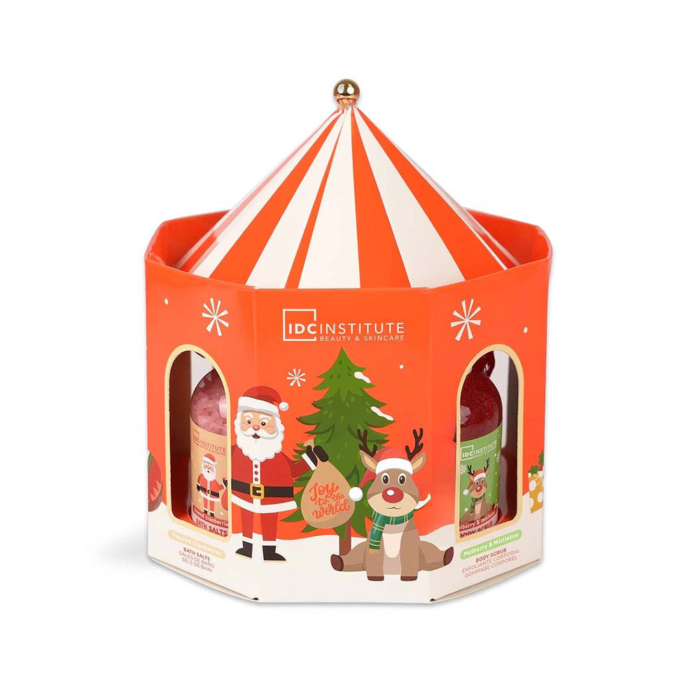 IDC Institute Christmas Carousel Set – Χριστουγεννιάτικο Σετ Περιποίησης 5 Τμχ