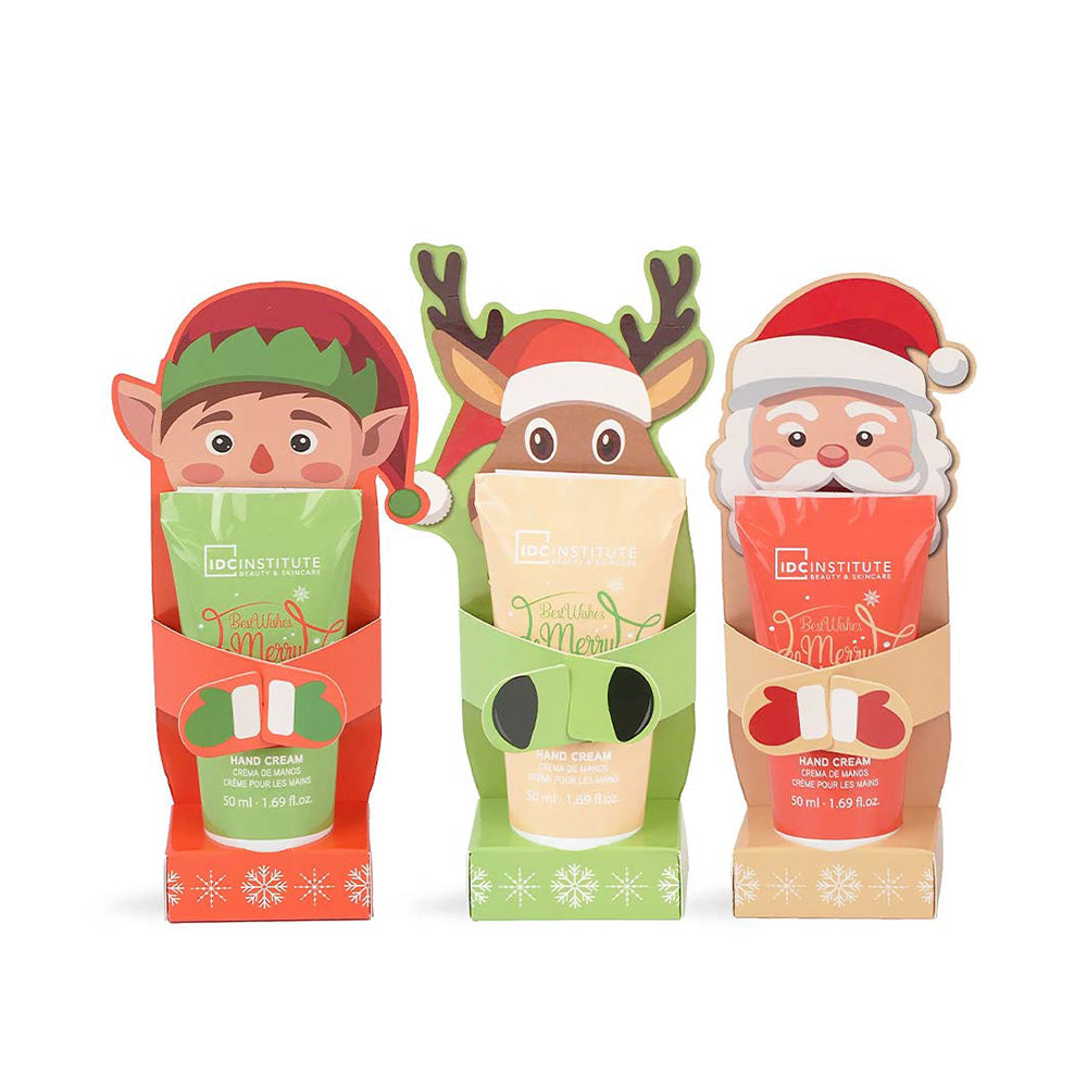 IDC Institute Christmas Hand Cream Vanilla Sugar & Cookies – Ενυδατική Κρέμα Χεριών 3 Σχέδια