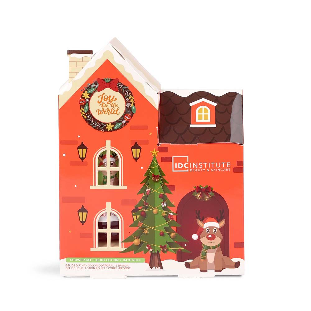 IDC Institute Christmas Holiday House Set – Χριστουγεννιάτικο Σετ Περιποίησης 3 Τμχ 