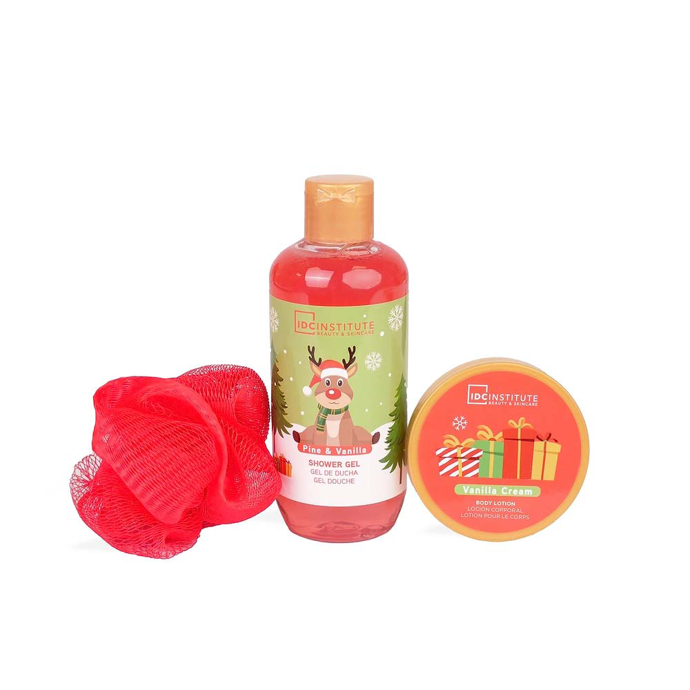 IDC Institute Christmas Holiday House Set – Χριστουγεννιάτικο Σετ Περιποίησης 3 Τμχ 