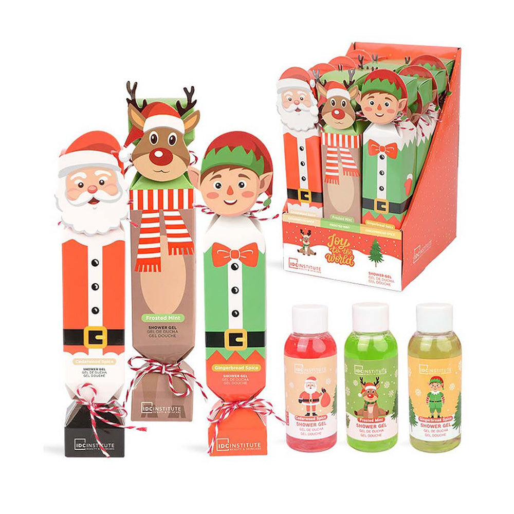 IDC Institute Christmas Jolly Shower Gel 45ml – Χριστουγεννιάτικο Αφρόλουτρο 3 Αρώματα