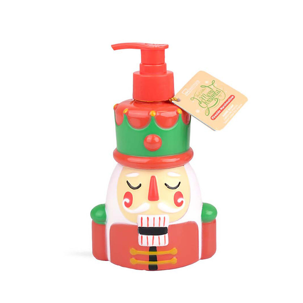 IDC Institute Christmas Nutcracker Hand Soap Fireside Marshmallow 340ml – Κρεμοσάπουνο Καρυοθραύστης