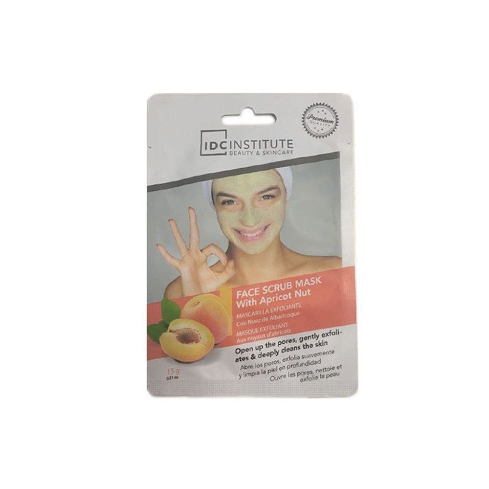 IDC Institute Face Mask Apricot Nut 15gr – Μάσκα Προσώπου με Βερίκοκο για Απολέπιση & Καθαρισμό