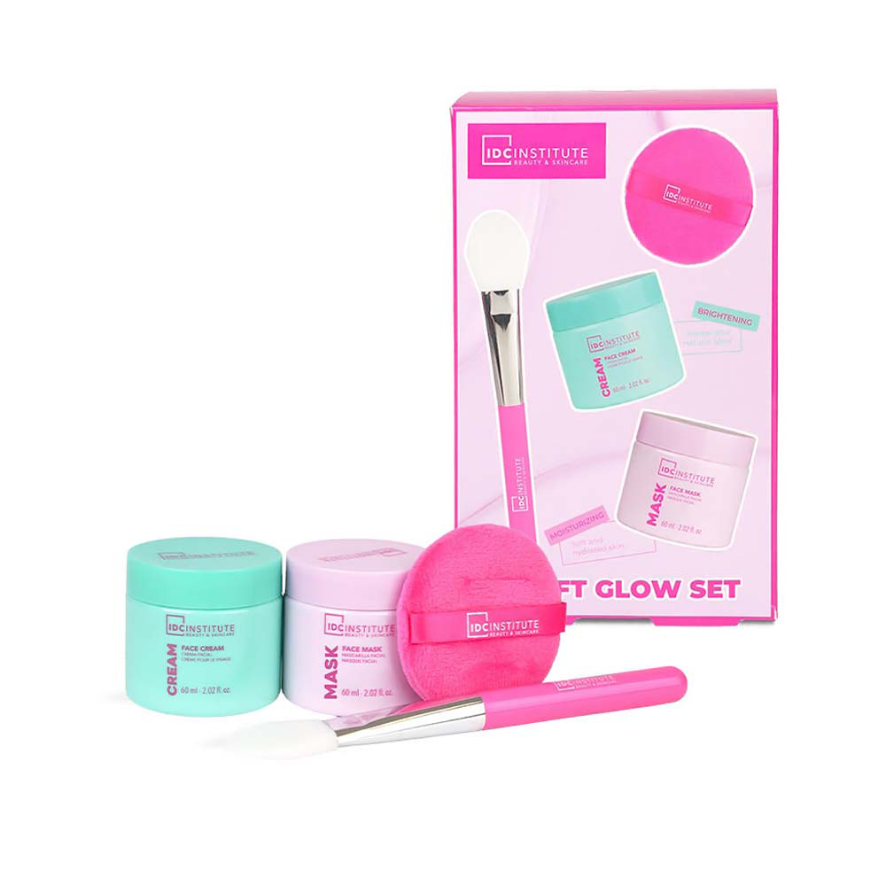 IDC Institute Glissy Soft Glow Set – Σετ Περιποίησης Προσώπου 4 Τμχ