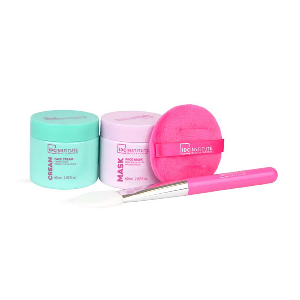 IDC Institute Glissy Soft Glow Set – Σετ Περιποίησης Προσώπου 4 Τμχ