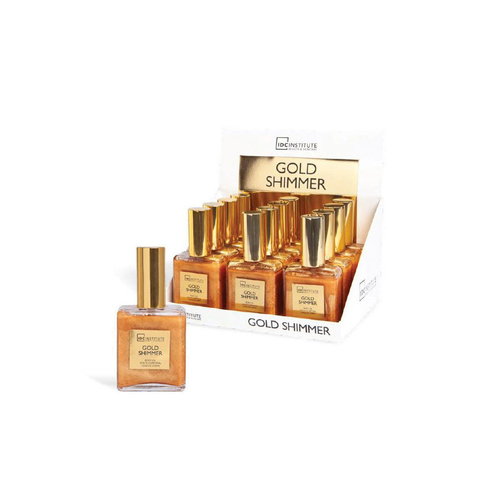 IDC Institute Gold Shimmer Body Oil Λάδι Σώματος Με Μπρονζέ Shimmer 50ml