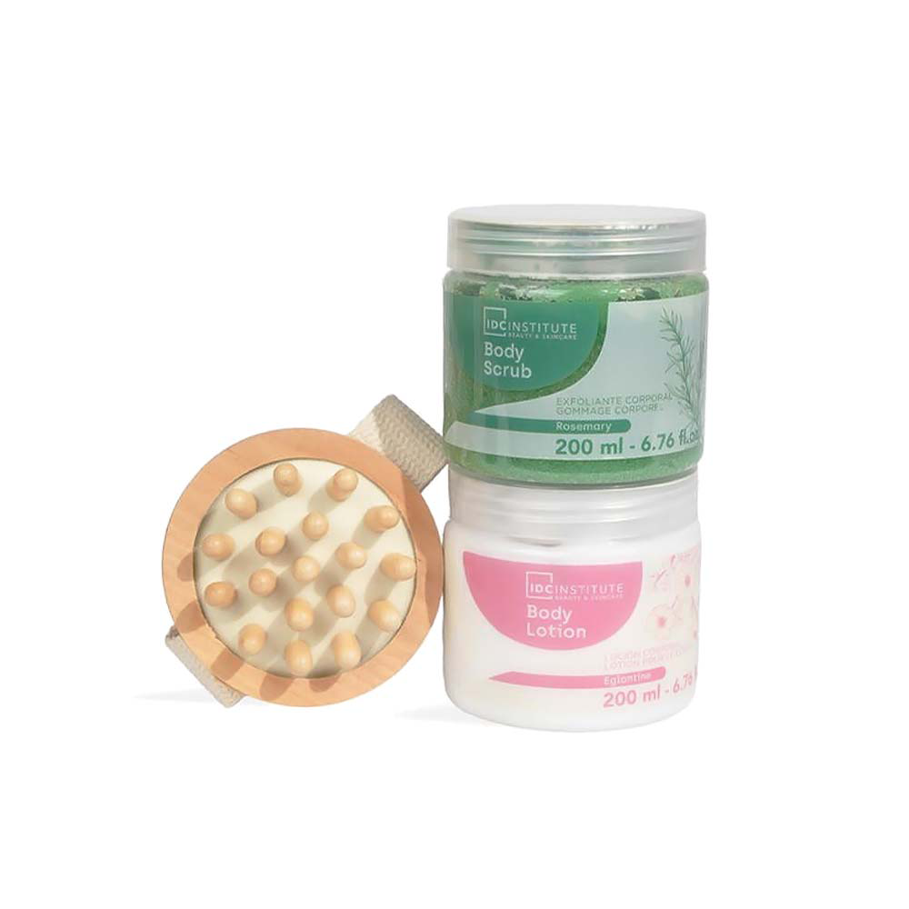 IDC Institute Natural Oil At Home Massage Set – Σετ Ευεξίας με Φυτικά Έλαια 3 Τμχ