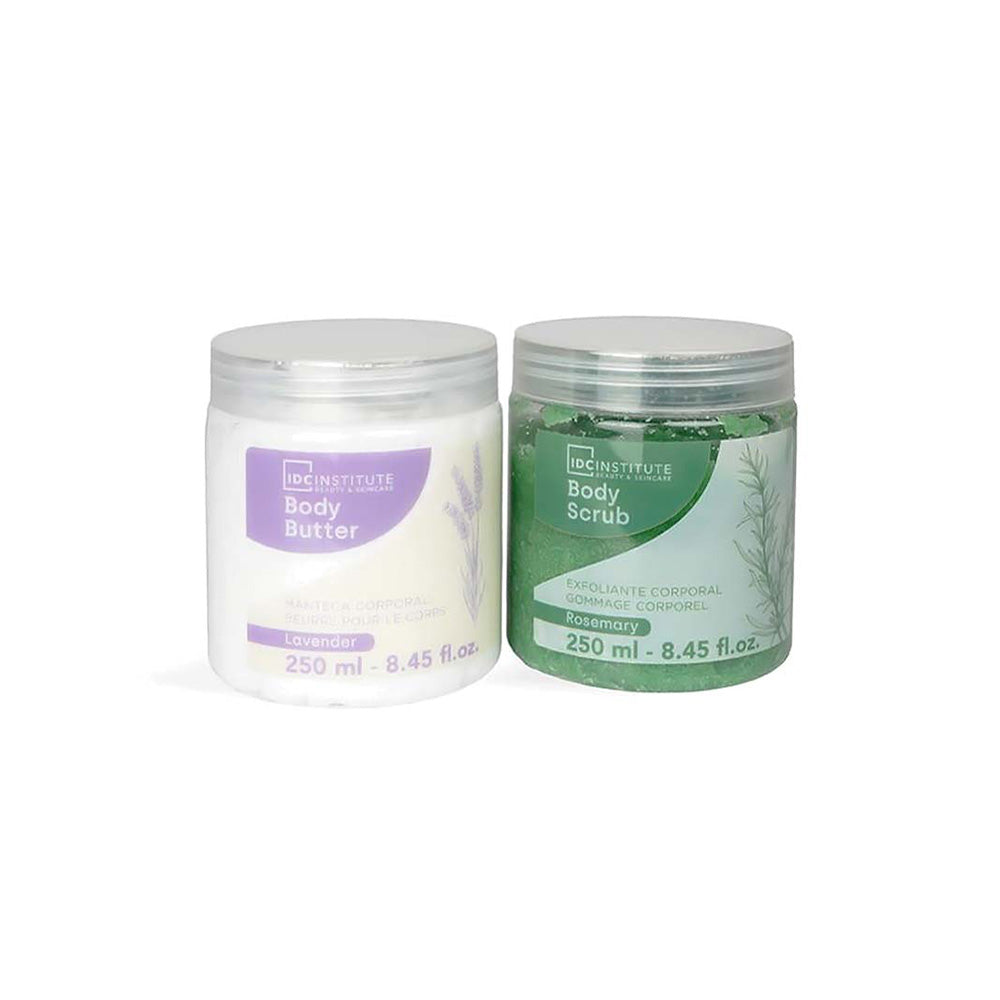 IDC Institute Natural Oil Wicker Basket – Σετ Μπάνιου & Περιποίησης με Φυτικά Έλαια 3 Τμχ