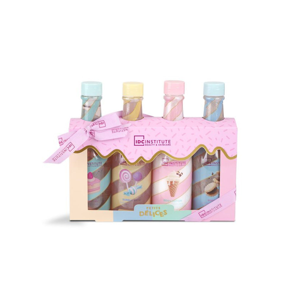 IDC Institute Petits Délices 4 Bottles Set – Σετ Περιποίησης Σώματος 4 Τμχ