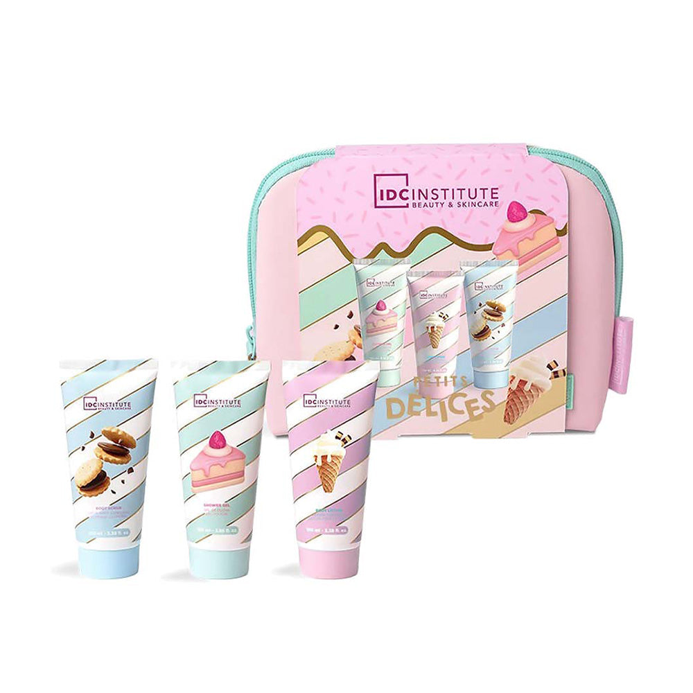 IDC Institute Petits Delices Cosmetic Bag Set – Σετ Μπάνιου & Περιποίησης 4 Τμχ