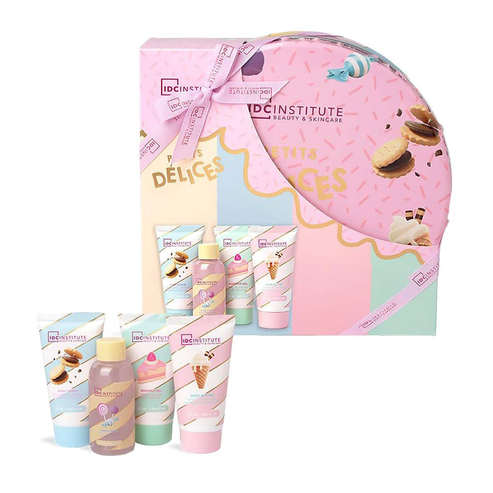 IDC Institute Petits Delices Spa Tin Set – Σετ Μπάνιου σε Μεταλλικό Κουτί Φ22 - 5 Τμχ