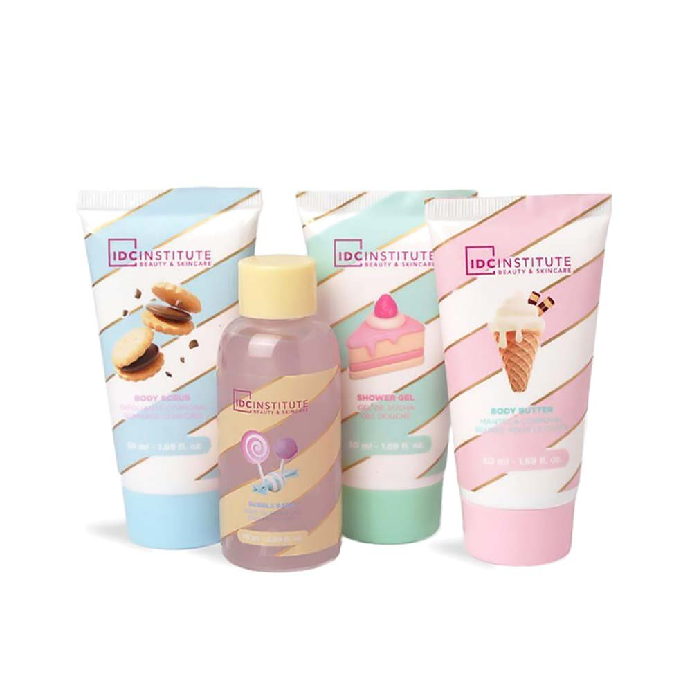 IDC Institute Petits Delices Spa Tin Set – Σετ Μπάνιου σε Μεταλλικό Κουτί Φ22 - 5 Τμχ