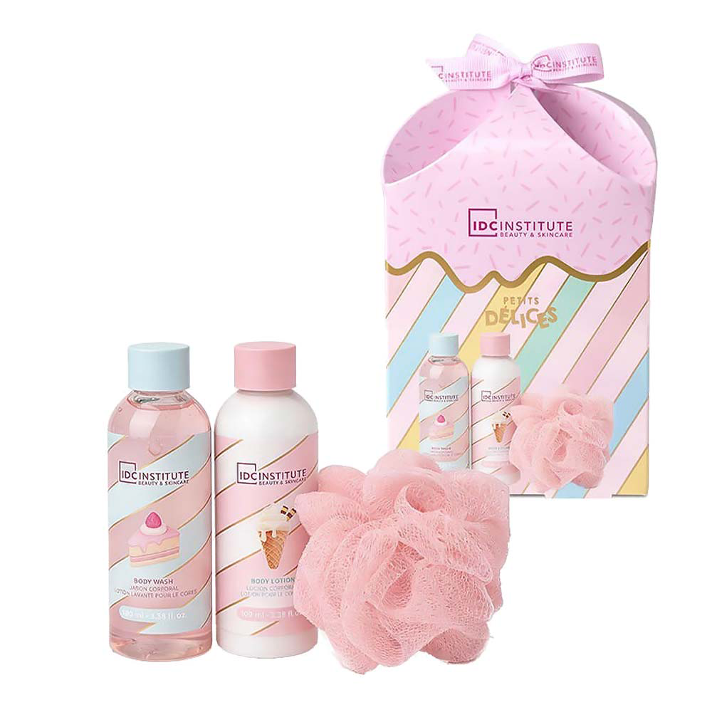 IDC Institute Petits Delices Sweet Cube Set – Σετ Μπάνιου & Περιποίησης 3 Τμχ