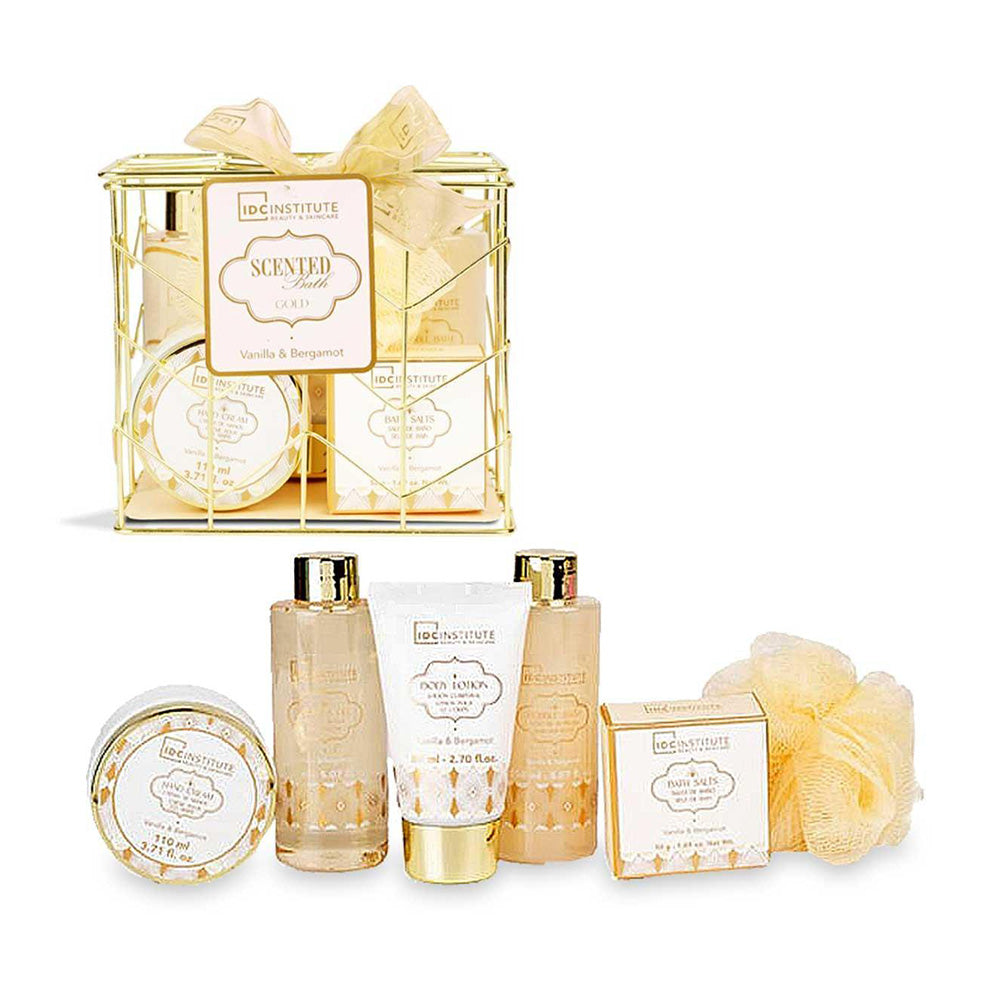 IDC Institute Scented Bath Gold Perfect Gift Set – Σετ Μπάνιου & Περιποίησης 4 Τμχ