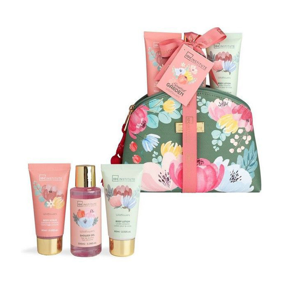 IDC Institute Scented Garden Σετ Περιποίησης 3 Τμχ με Άρωμα Αγριολούλουδα