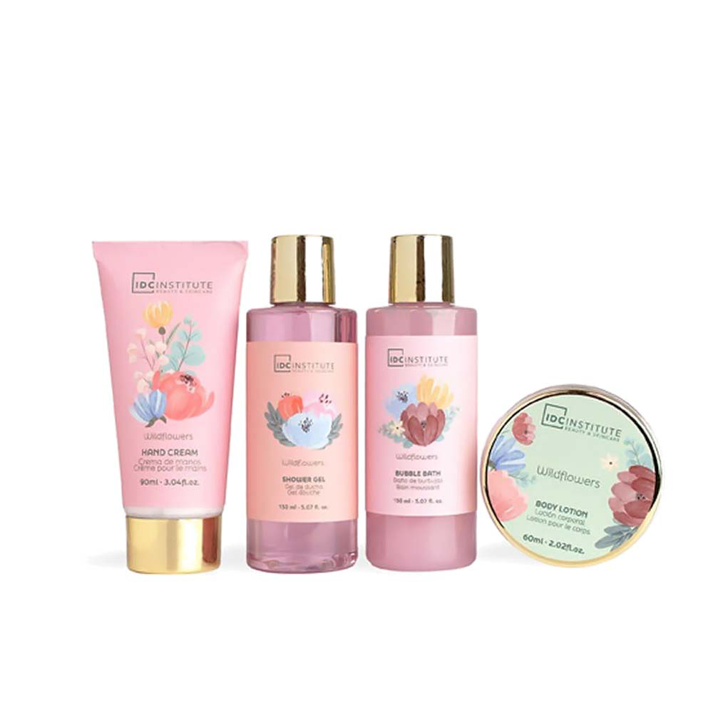 IDC Institute Scented Garden Wildflowers Cage Set – Σετ Μπάνιου & Περιποίησης 5 Τμχ