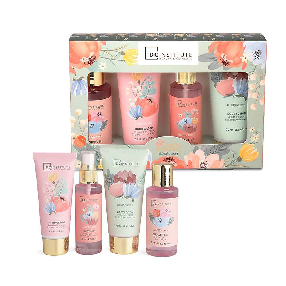 IDC Institute Scented Garden Wildflowers Set – Σετ Δώρου & Περιποίησης 4 Τμχ