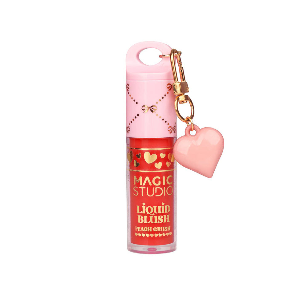 IDC Magic Studio Coquette Liquid Blush Charm – Υγρό Ρουζ με Charm σε Peach Crush & Rosy Pop για Ζουμερή Λάμψη
