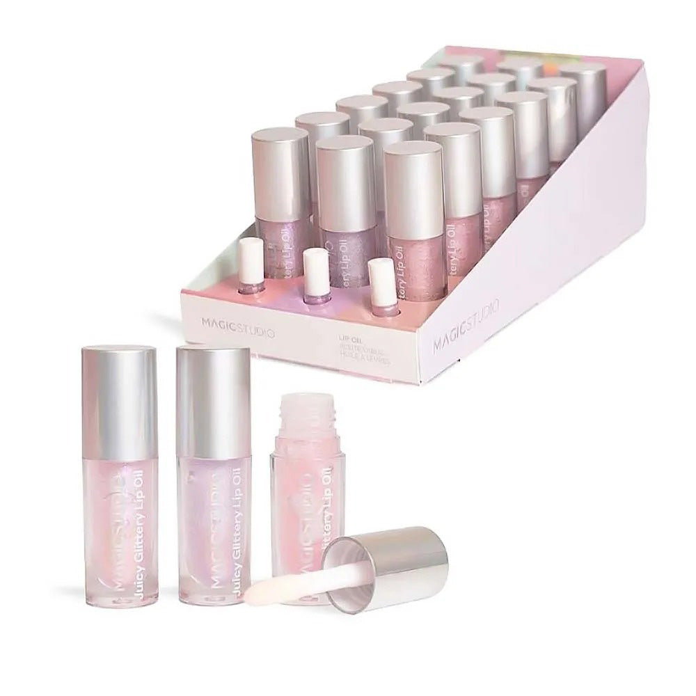 IDC Magic Studio Juicy Glittery Lip Oil 4.2gr – Lip Oil με Glitter για Ενυδάτωση & Λαμπερά Χείλη