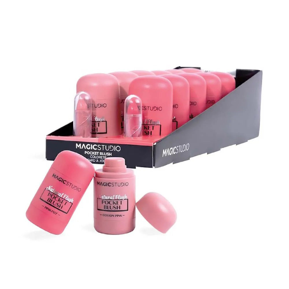 IDC Magic Studio Pocket Blush Stick 7gr – Κρεμώδες Ρουζ σε Στικ σε 2 Pink Αποχρώσεις για Φυσική Λάμψη