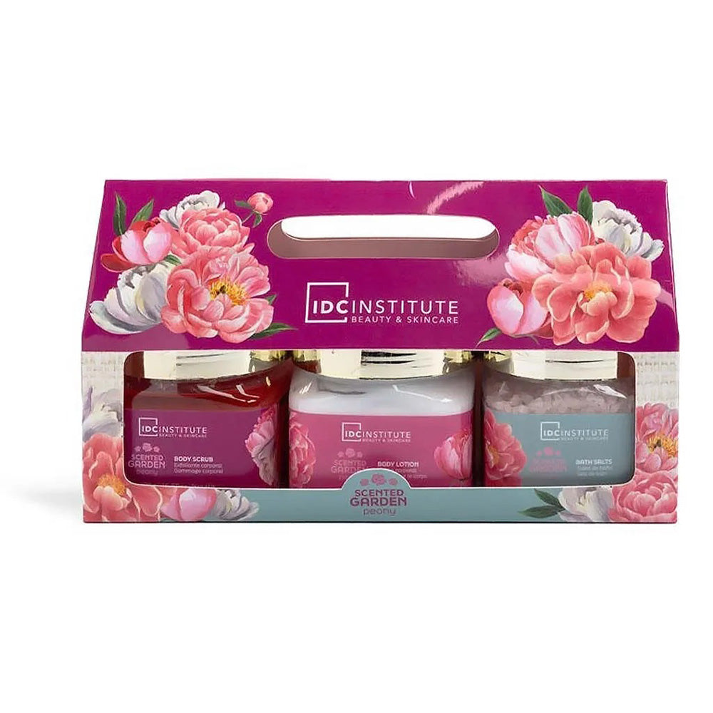 IDC Scented Garden Peony Bath & Spa Σετ Δώρου – 3 Τεμάχια (25,5 x 14,5 x 8,4 εκ)