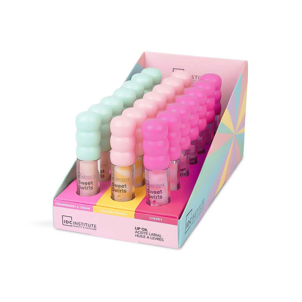 IDC Sweet Swirls Lip Oil Ενυδατικό Λαδάκι Χειλιών 3ml σε 3 Γεύσεις – 1 Τμχ