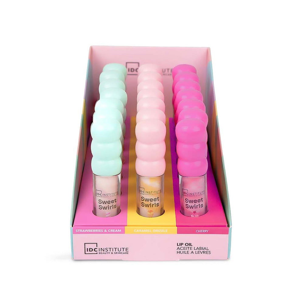 IDC Sweet Swirls Lip Oil Ενυδατικό Λαδάκι Χειλιών 3ml σε 3 Γεύσεις – 1 Τμχ