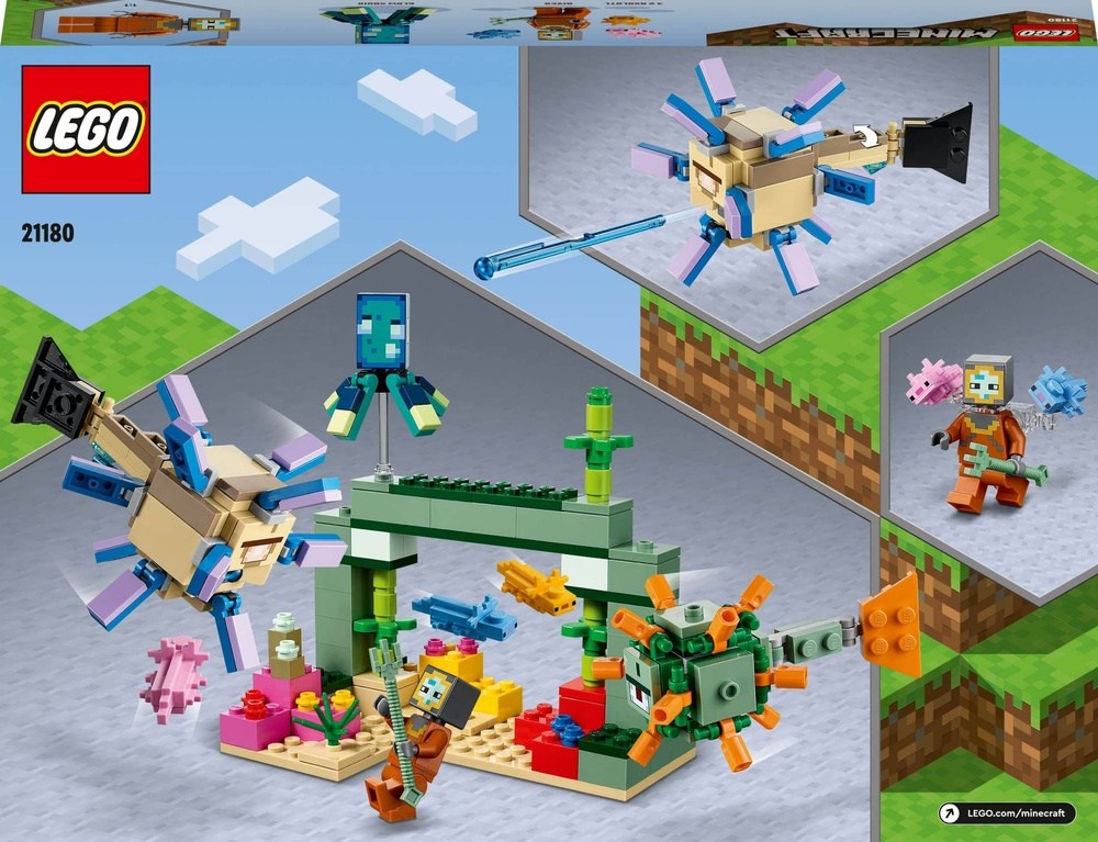 21180 Lego Minecraft Underwater 2022 Η Μαχη Των Φυλακων