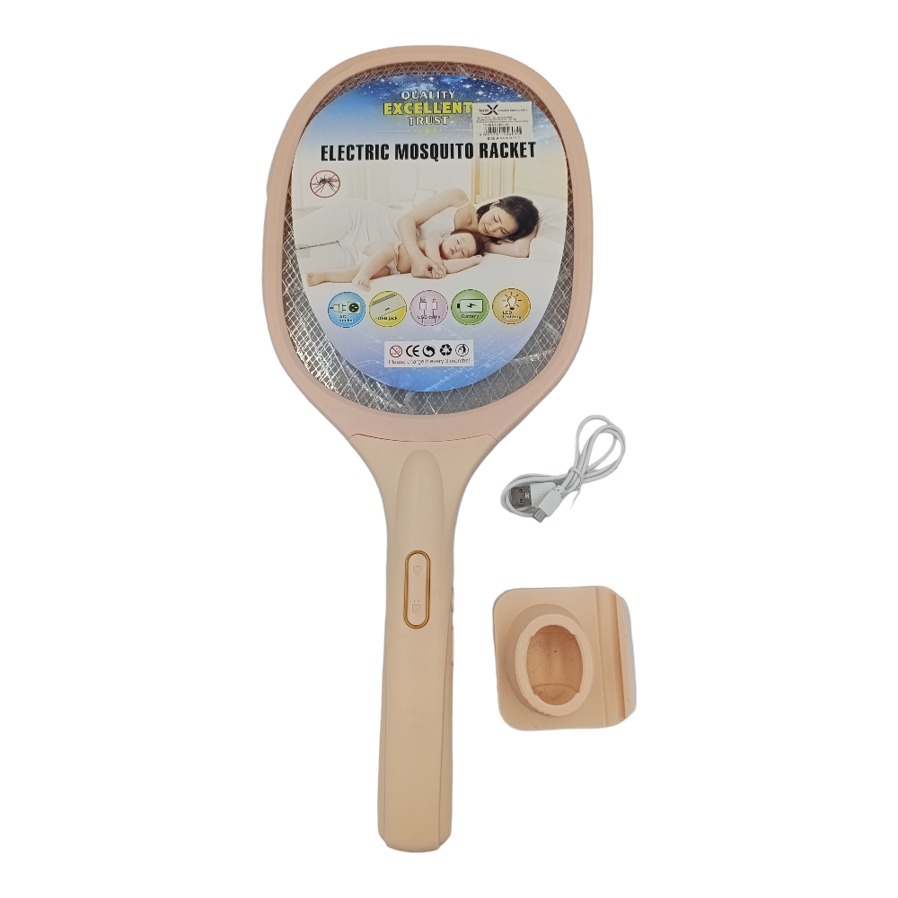 Ηλεκτρική Ρακέτα Για Έντομα σε 2 Χρώματα - 1 Τμχ