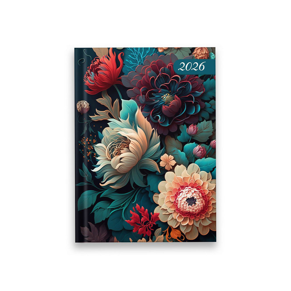 Ημερολόγιο Ημερήσιο Flowers 2026 14χ21 εκ