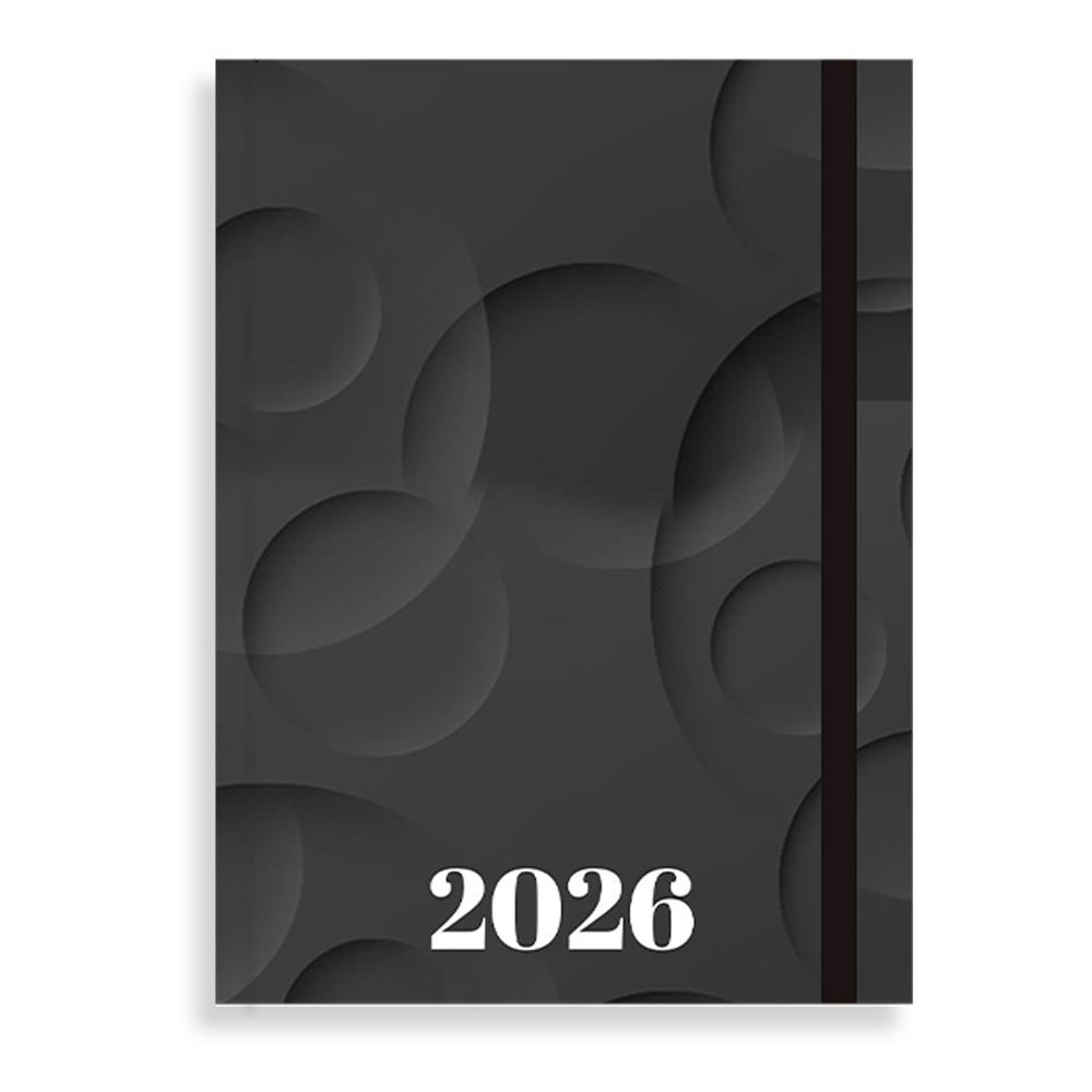 Ημερολόγιο Ημερήσιο Μονόχρωμο 2026 14x20Εκ 4 Σχέδια - 1 Tμχ