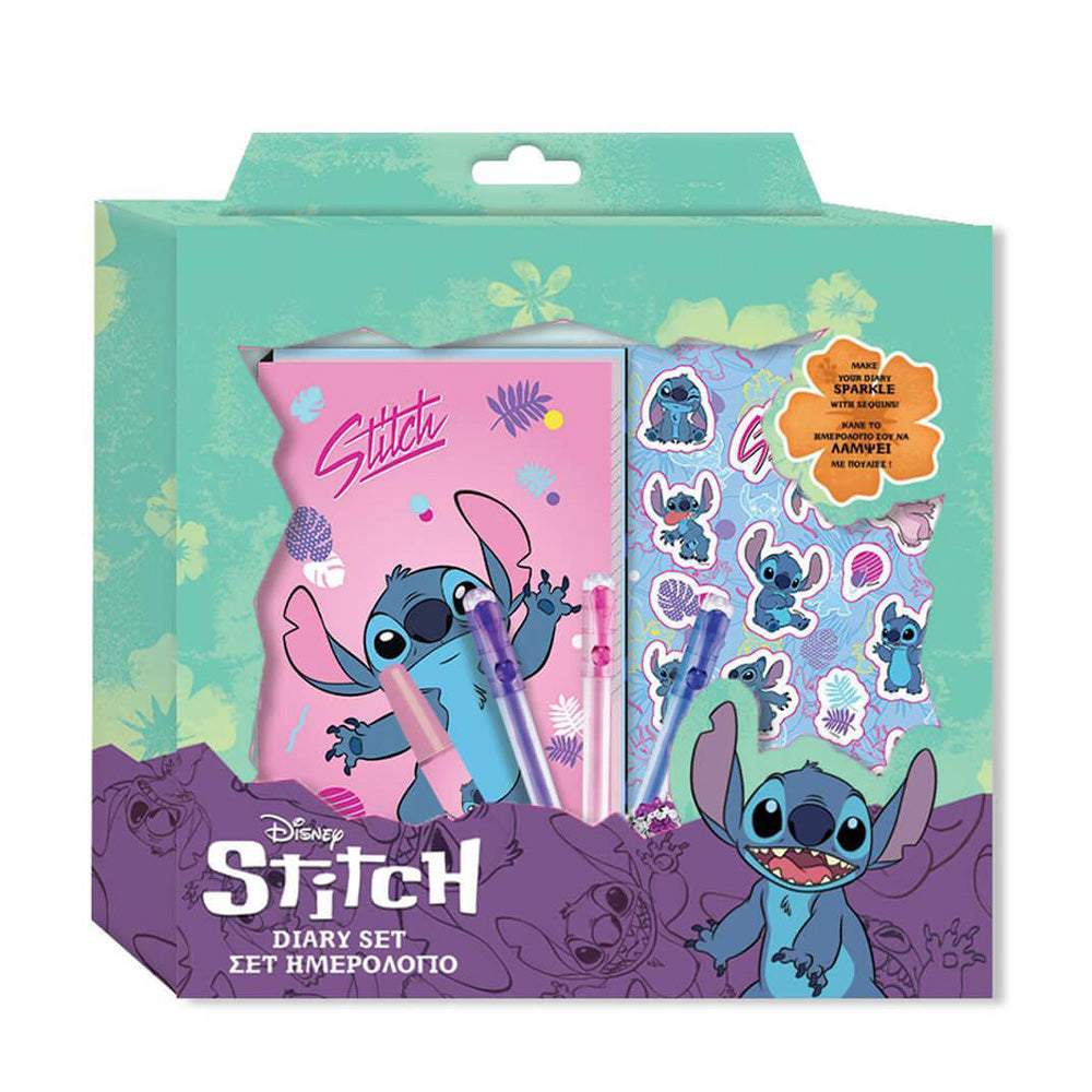 Ημερολόγιο Σετ Δώρου 7Τμχ Lilo & Stitch 60Φ, 60Γρ.