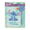 Ημερολόγιο Με Κλειδαριά & Στυλό Με Pom Pom Lilo & Stitsh 12x18Εκ, 60Φ, 60Γρ.
