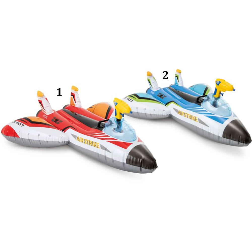 Intex Φουσκωτό Water Gun Plane Ride- On 2 Χρώματα - 1 Τμχ