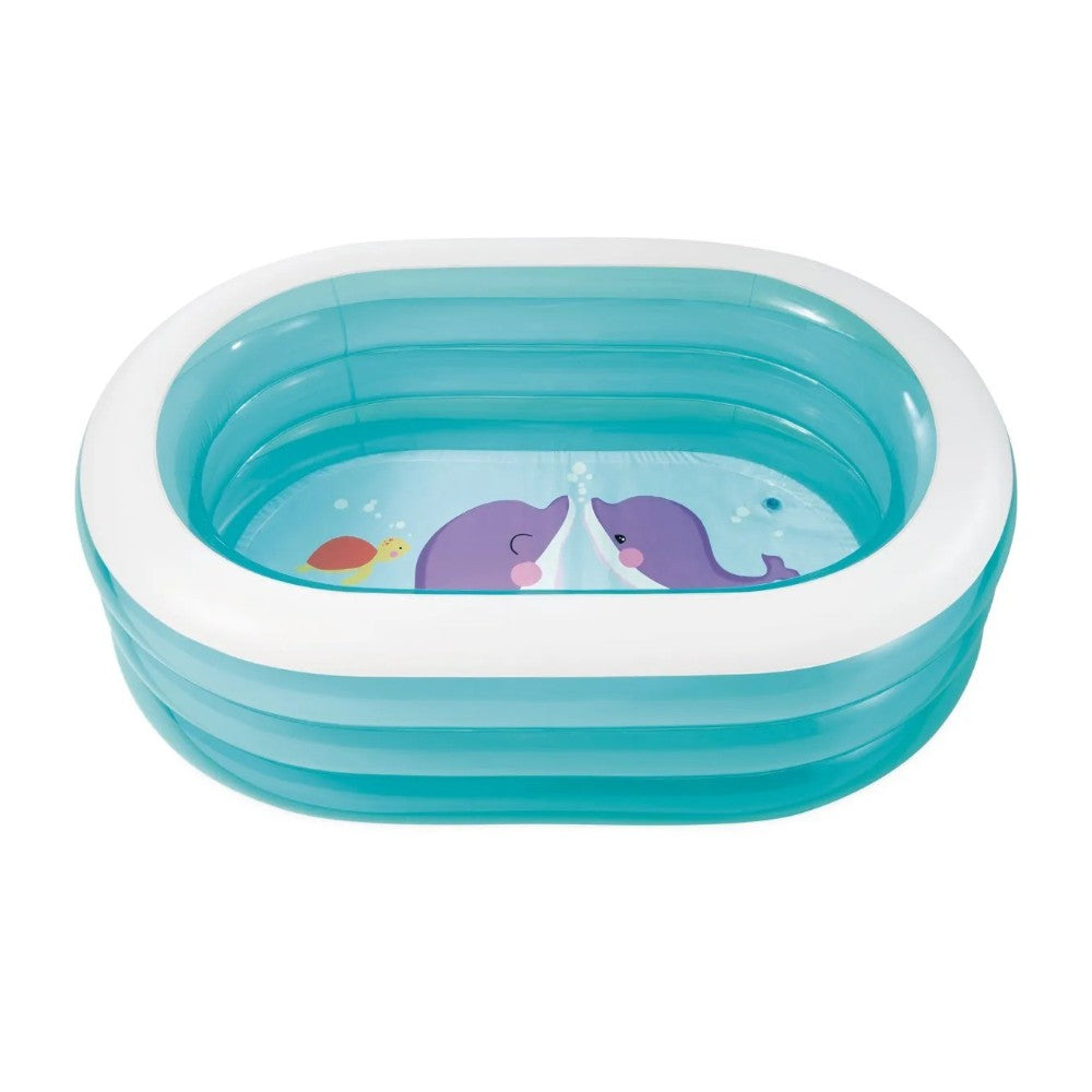 Intex Παιδική Φουσκωτή Πισίνα My Sea Friends 163x107x46 εκ