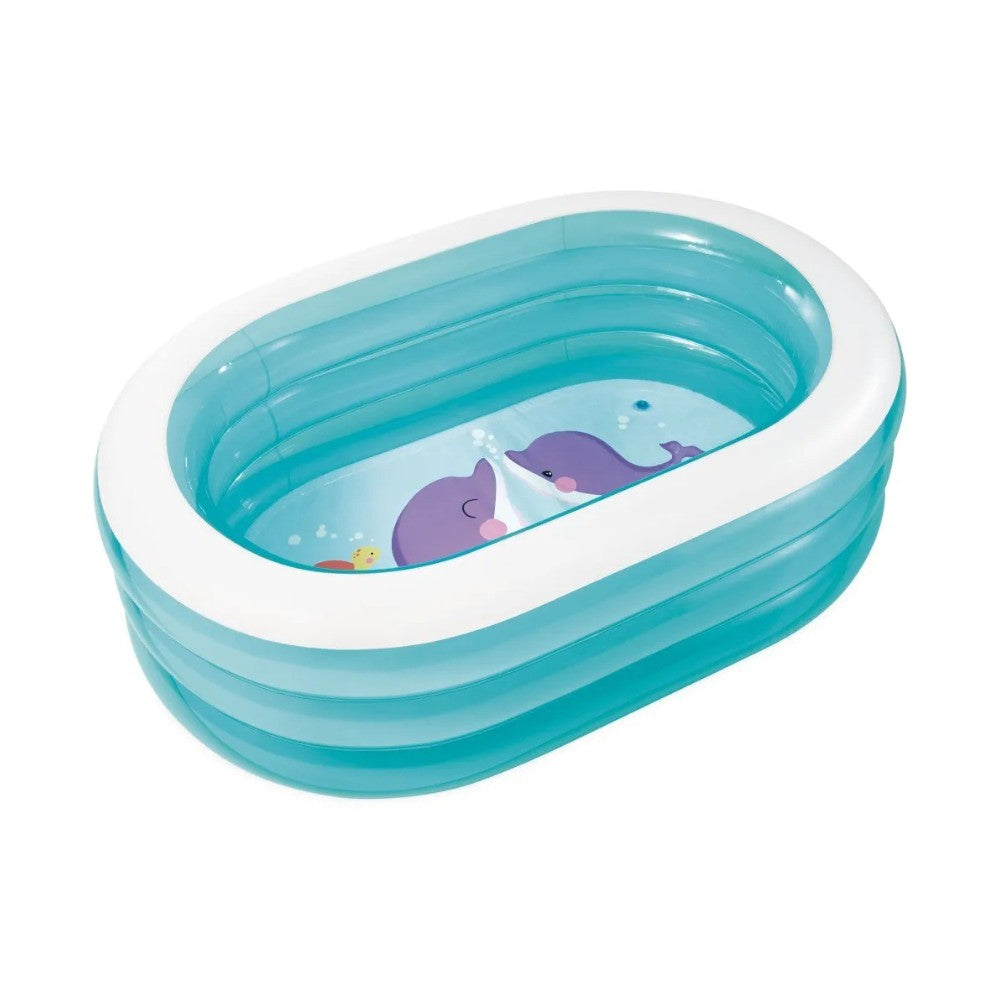 Intex Παιδική Φουσκωτή Πισίνα My Sea Friends 163x107x46 εκ