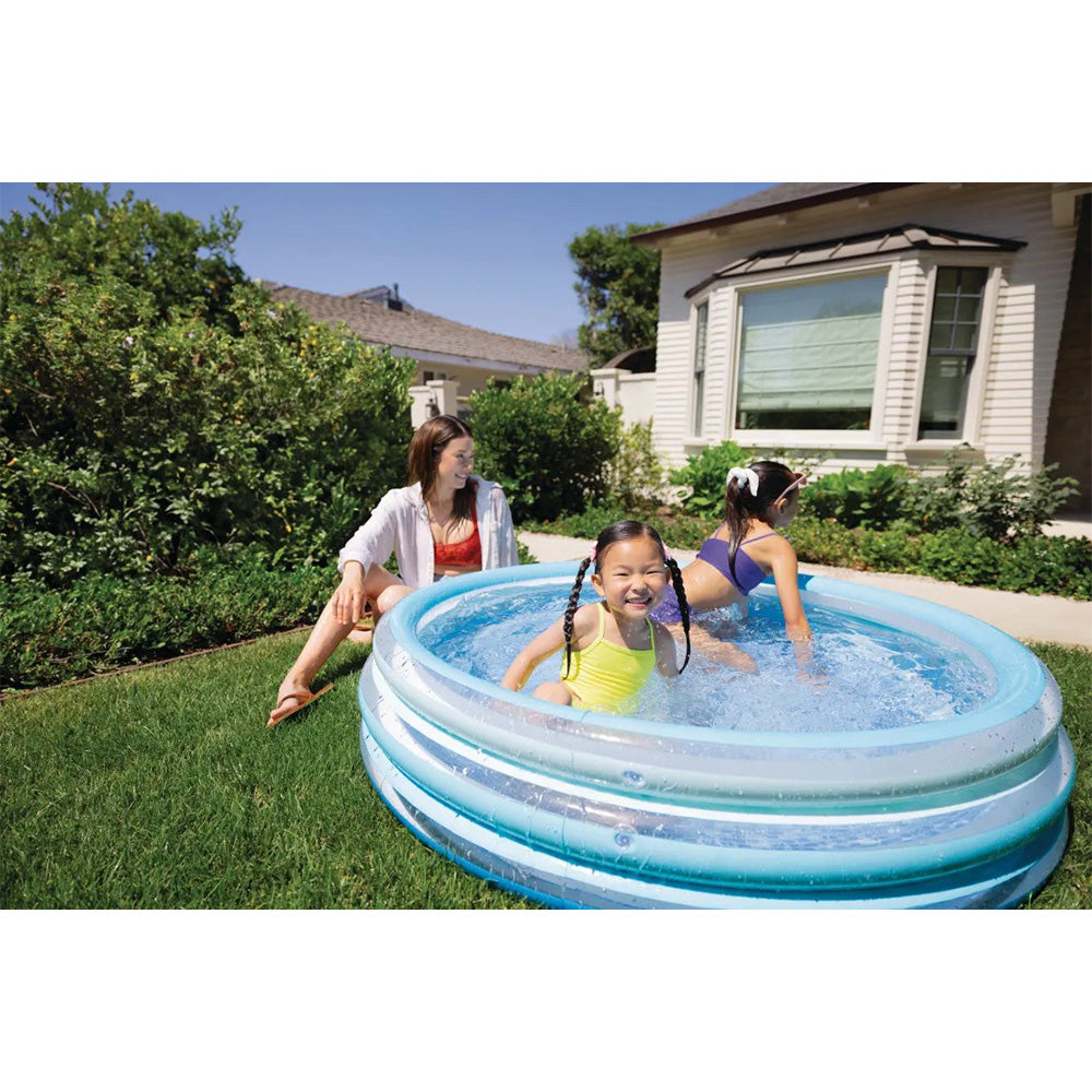 Intex Παιδική Φουσκωτή Πισίνα 330Lt Blue Bliss Splash 147x33 εκ 