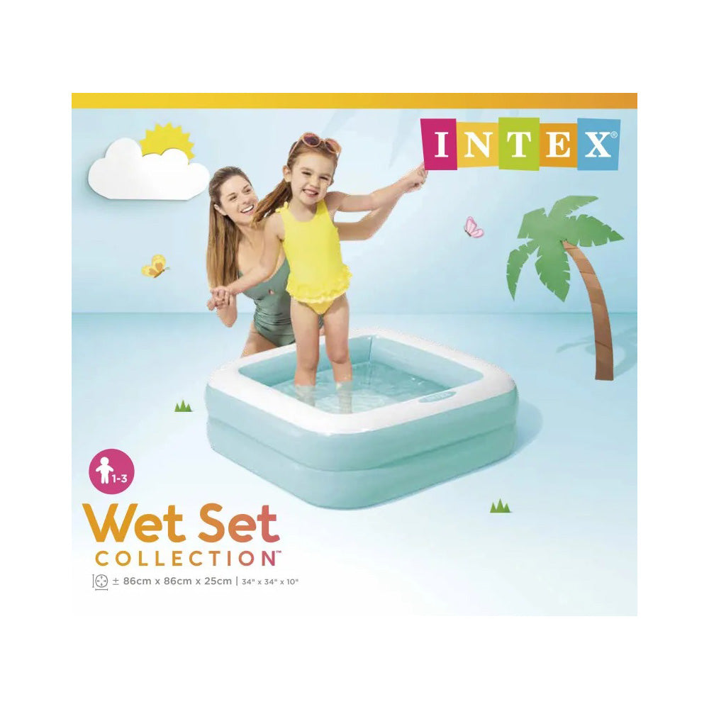 Intex Παιδική Πισίνα Play Box 85x85x23 εκ σε 2 Χρώματα - 1 Τμχ