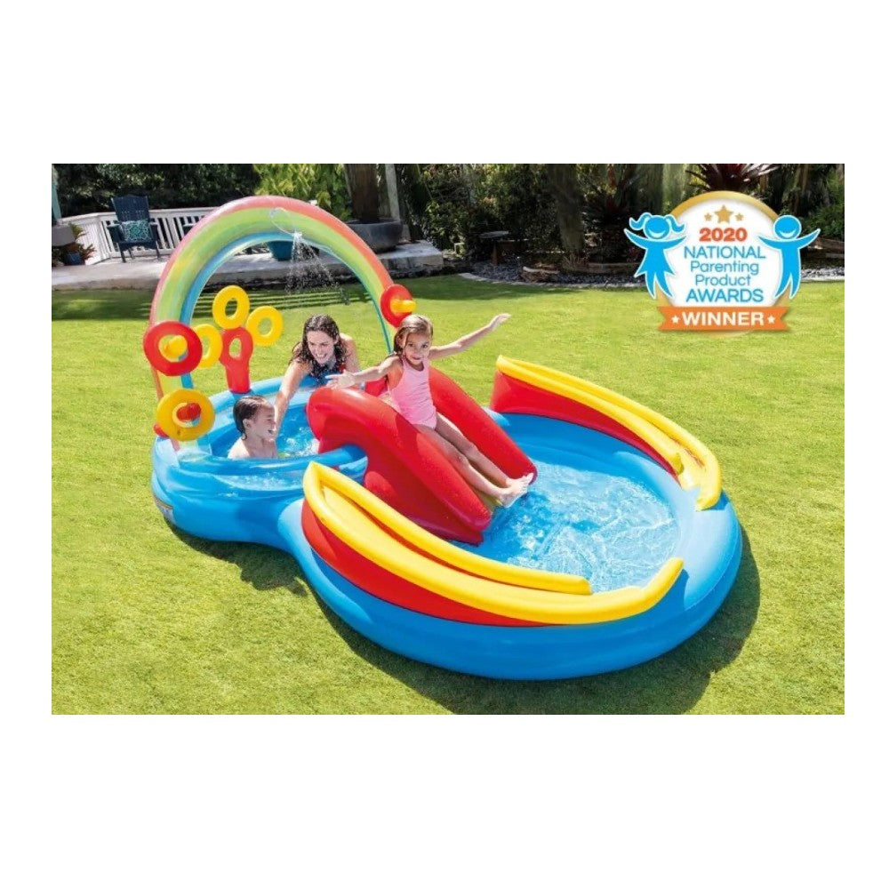 Intex Παιδική Πισίνα Ουράνιο Τόξο Play Center 297x193x135 εκ