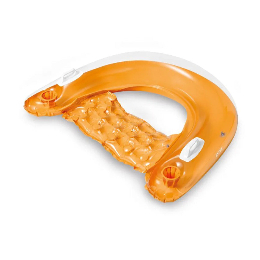 Intex Φουσκωτό Κάθισμα Θαλάσσης Sit N Float 152x99 εκ σε 3 Χρώματα - 1 Τμχ
