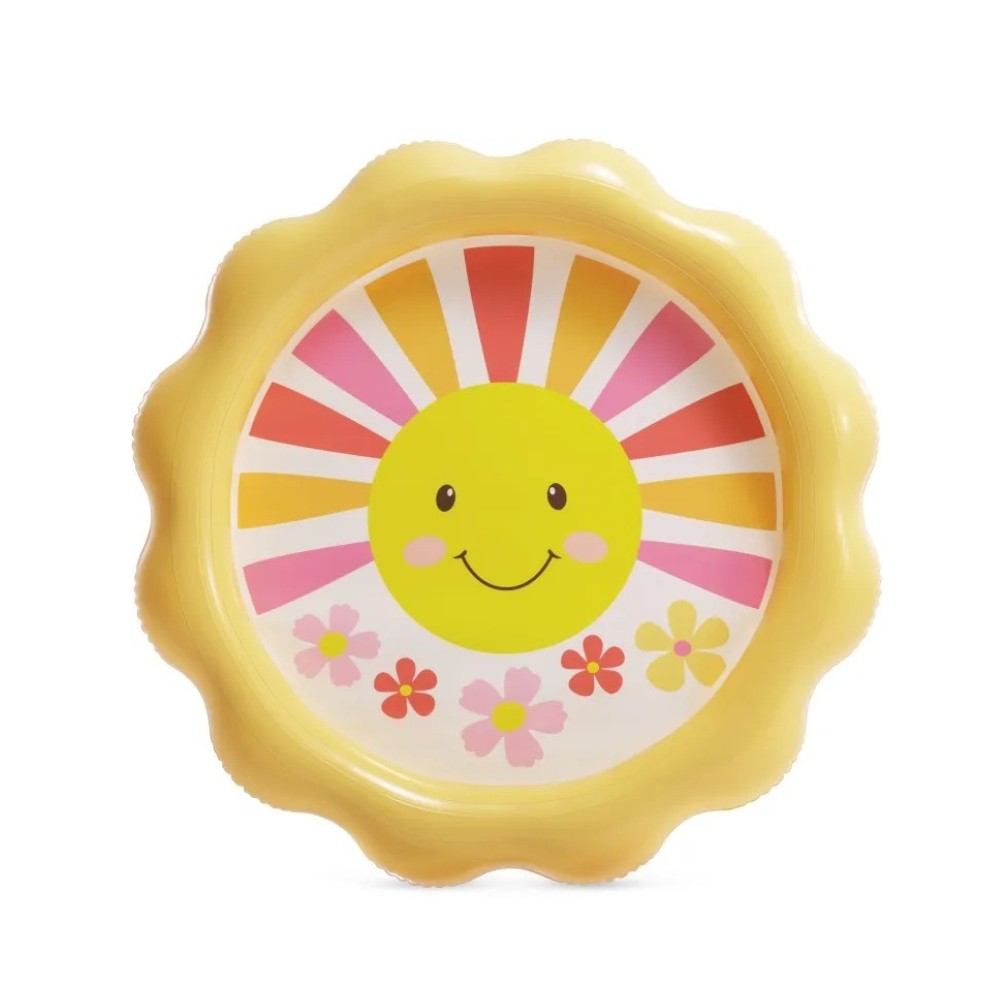 Intex Παιδική Φουσκωτή Πισίνα Ψεκασμού Sunny Rays Spray 104x104x13 εκ