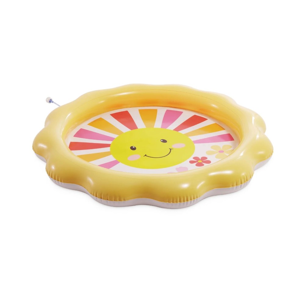 Intex Παιδική Φουσκωτή Πισίνα Ψεκασμού Sunny Rays Spray 104x104x13 εκ
