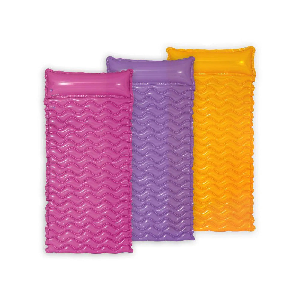 Intex Φουσκωτό Στρώμα Θαλάσσης Tote-N-Float Wave Mat 229x86 εκ σε Διάφορα Χρώματα - 1 Τεμάχιο