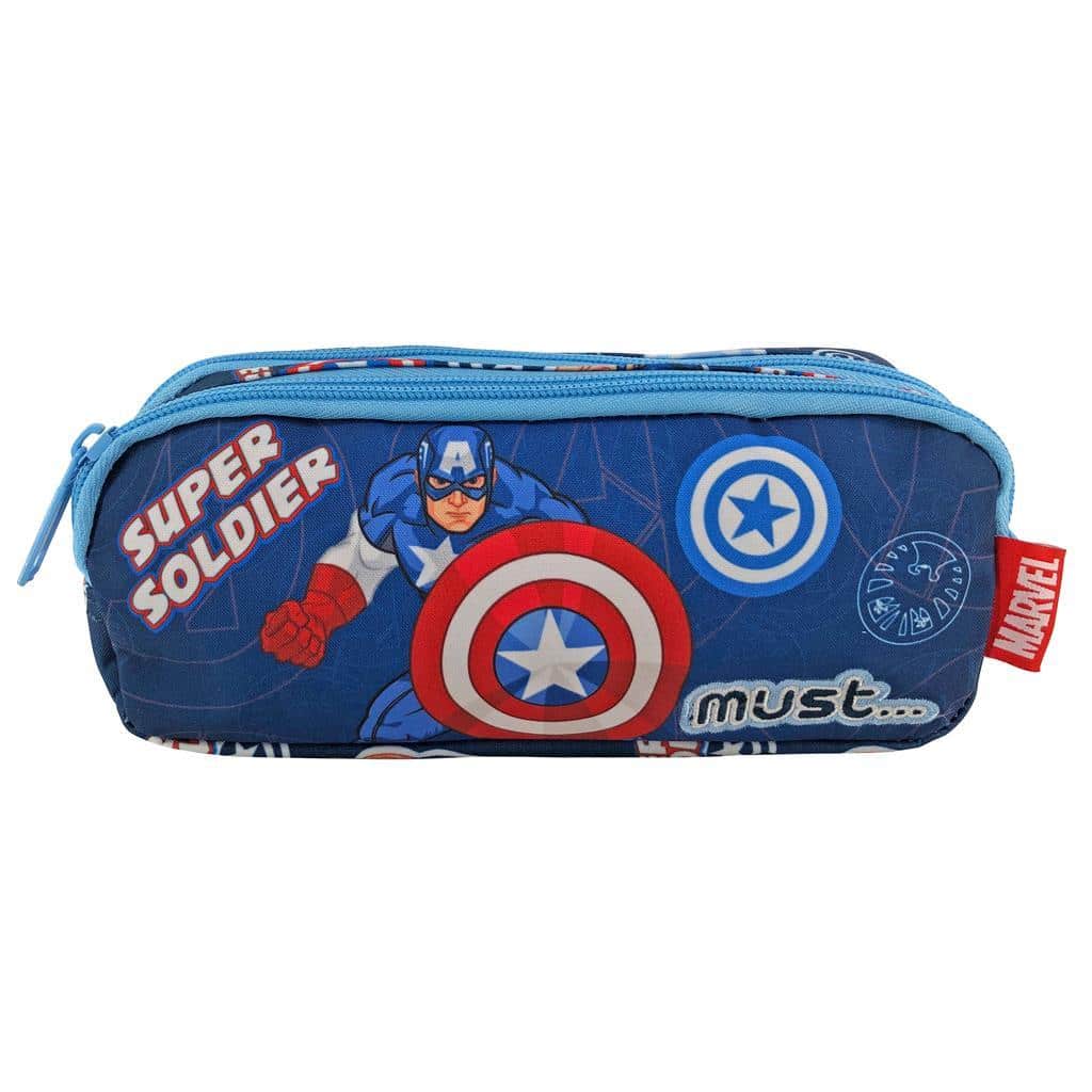 Must Σχολικη Κασετινα Βαρελακι Avengers Captain America Super Soldier 2 Θηκες