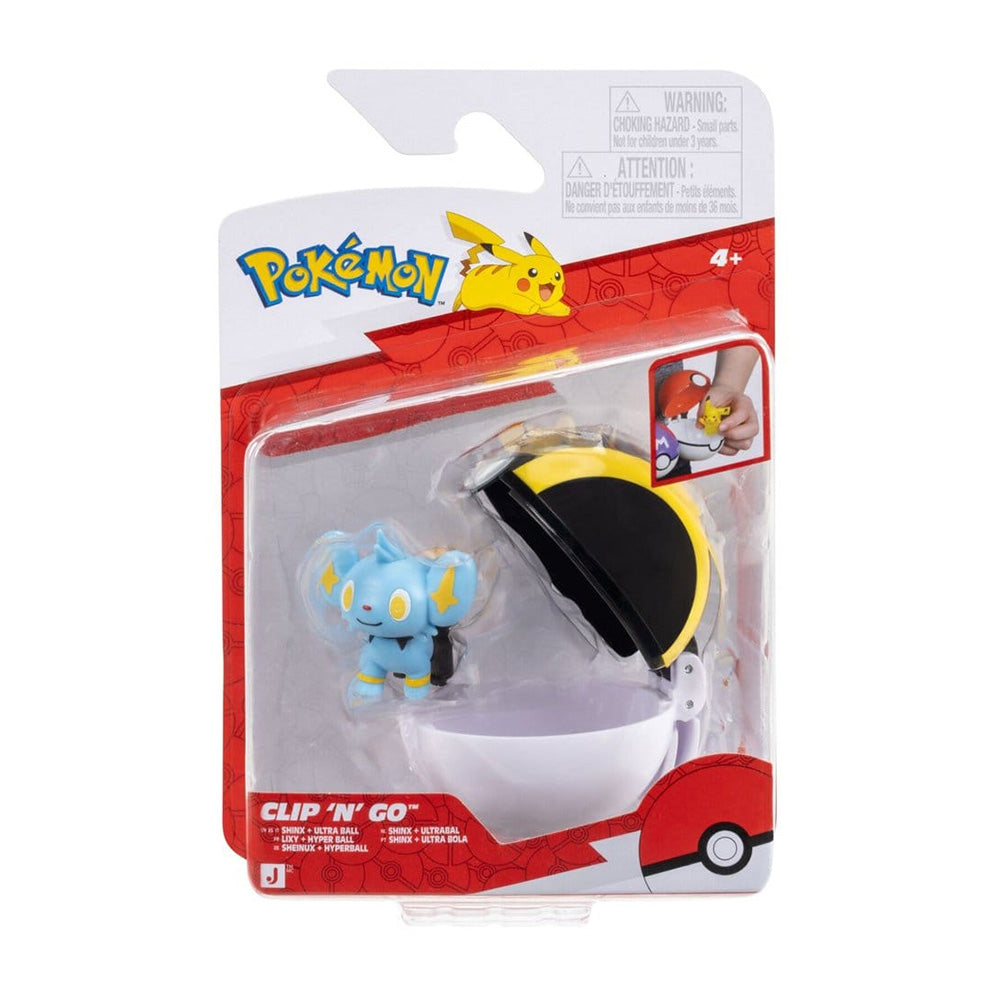 Jazwares Pokémon Clip ‘N’ Go Shinx με Ultra Ball Wave 23
