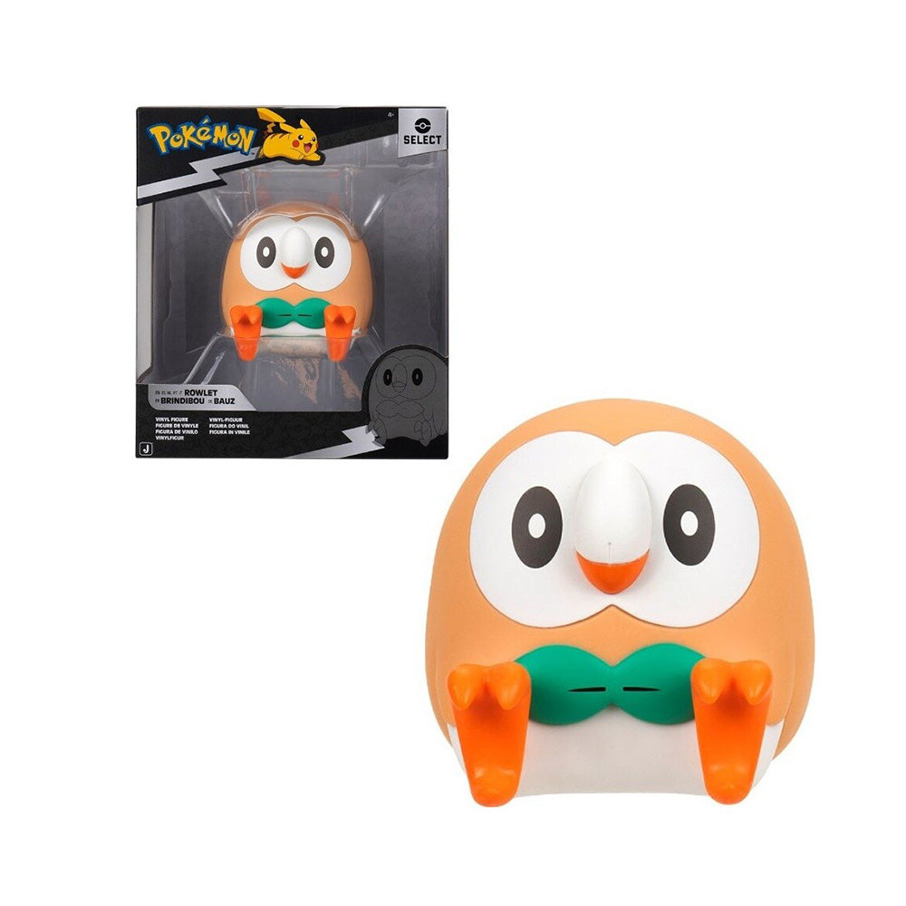 Jazwares Pokemon Φιγούρα Rowlet 10εκ