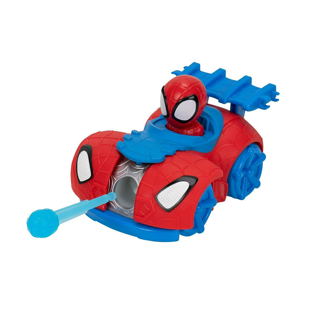 Jazwares Spidey Spin Web Dart Zoomers Όχημα 12,5 εκ με Φιγούρα Spidey & Εκτοξευτής Ιστού